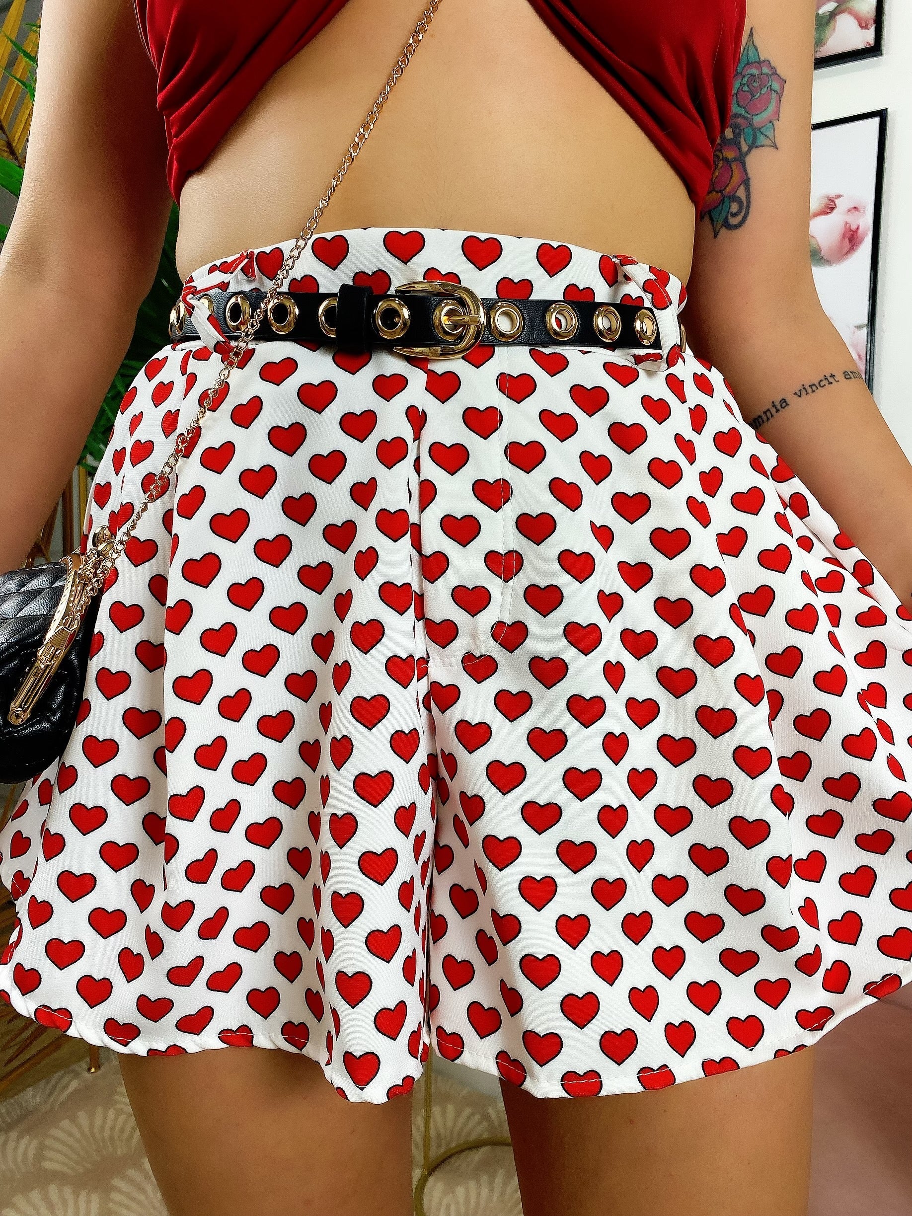 Short con Cuori