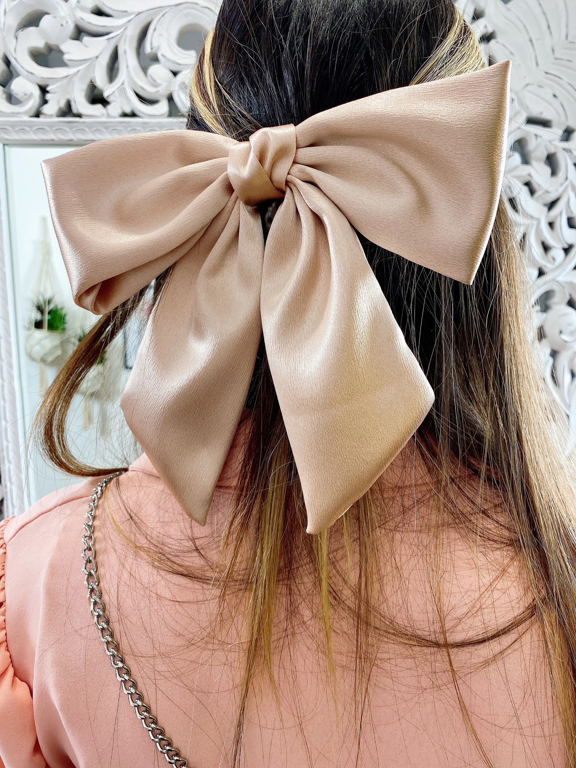 Fiocco in raso per capelli