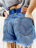 Short Levi’s Vintage bagno medio con strappi