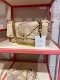 Pochette a mano rettangolare con catena top quality