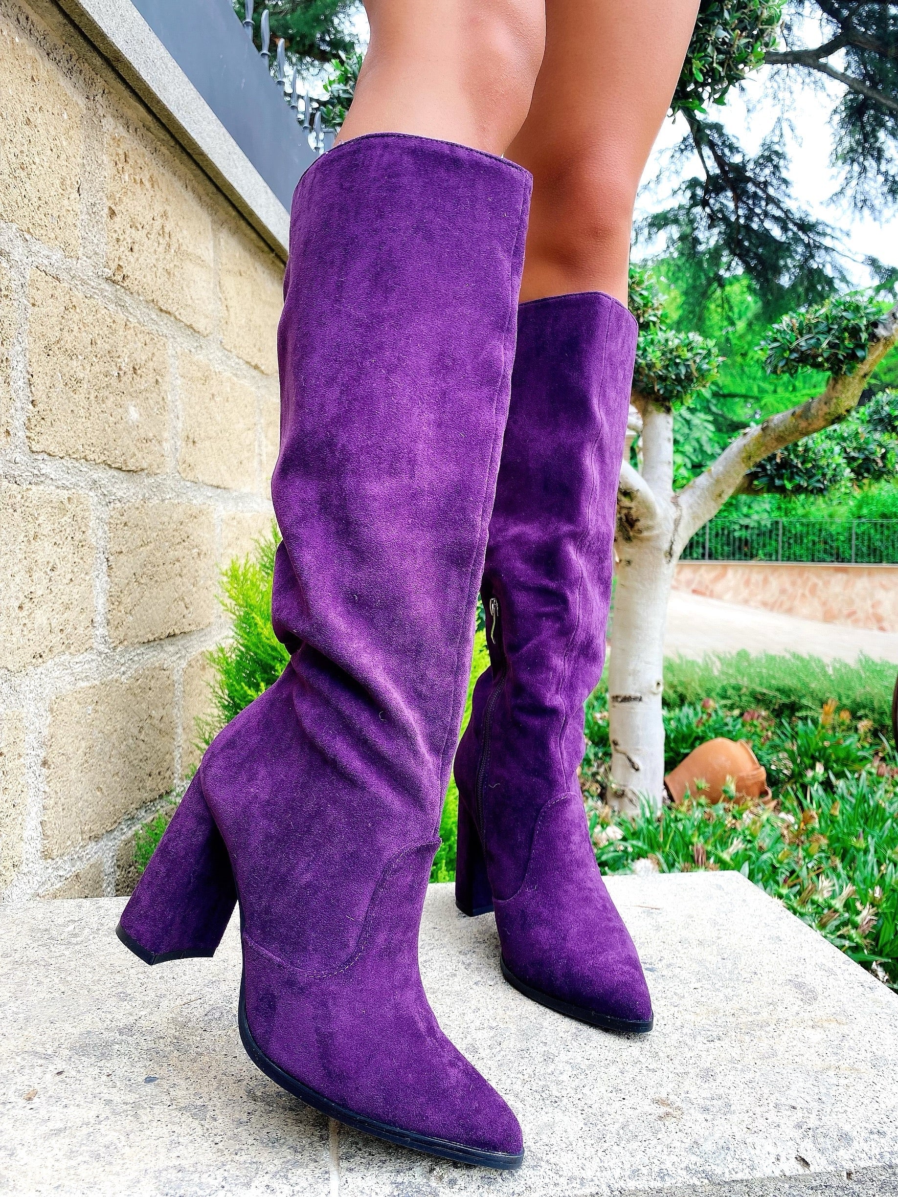 Stivale alto purple