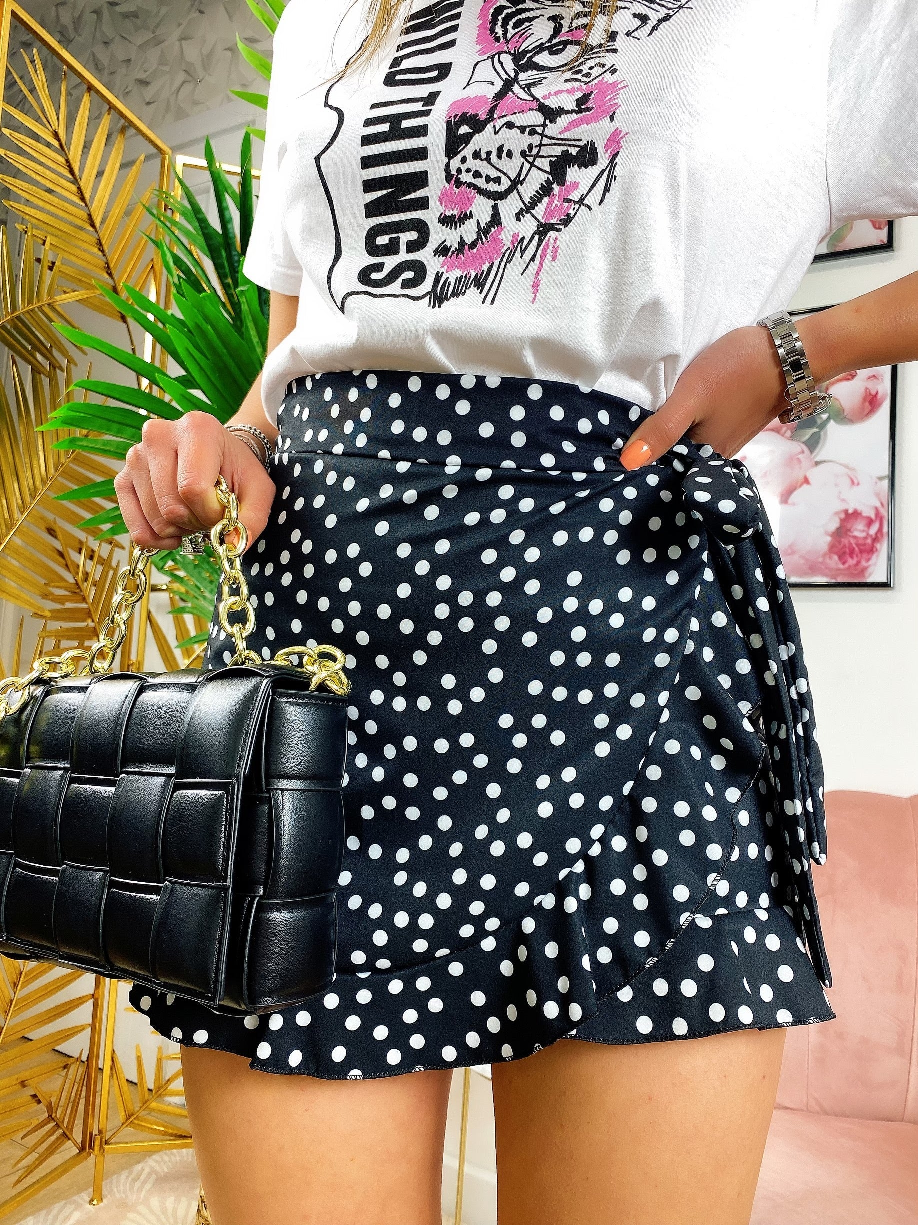 Panta gonna a pois