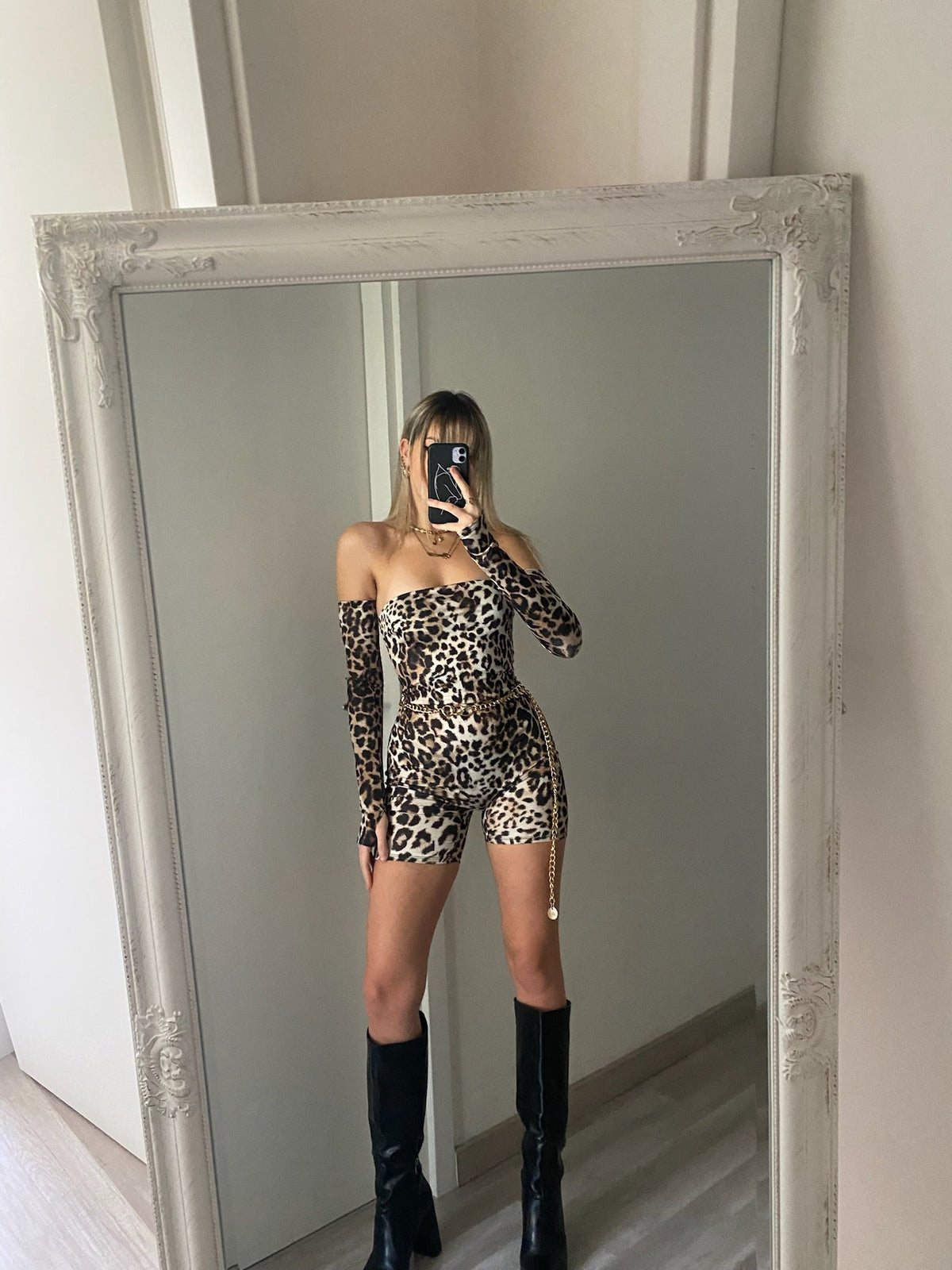 Cintura oro con catene