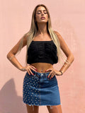 Cardigan panna a trecce