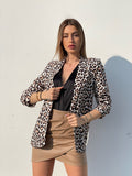 Giacca maculata beige