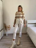 Leggins in eco-pelle con catene bianco