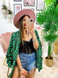 Giacca maculato verde