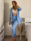 Completo giacca e pantalone carta da zucchero