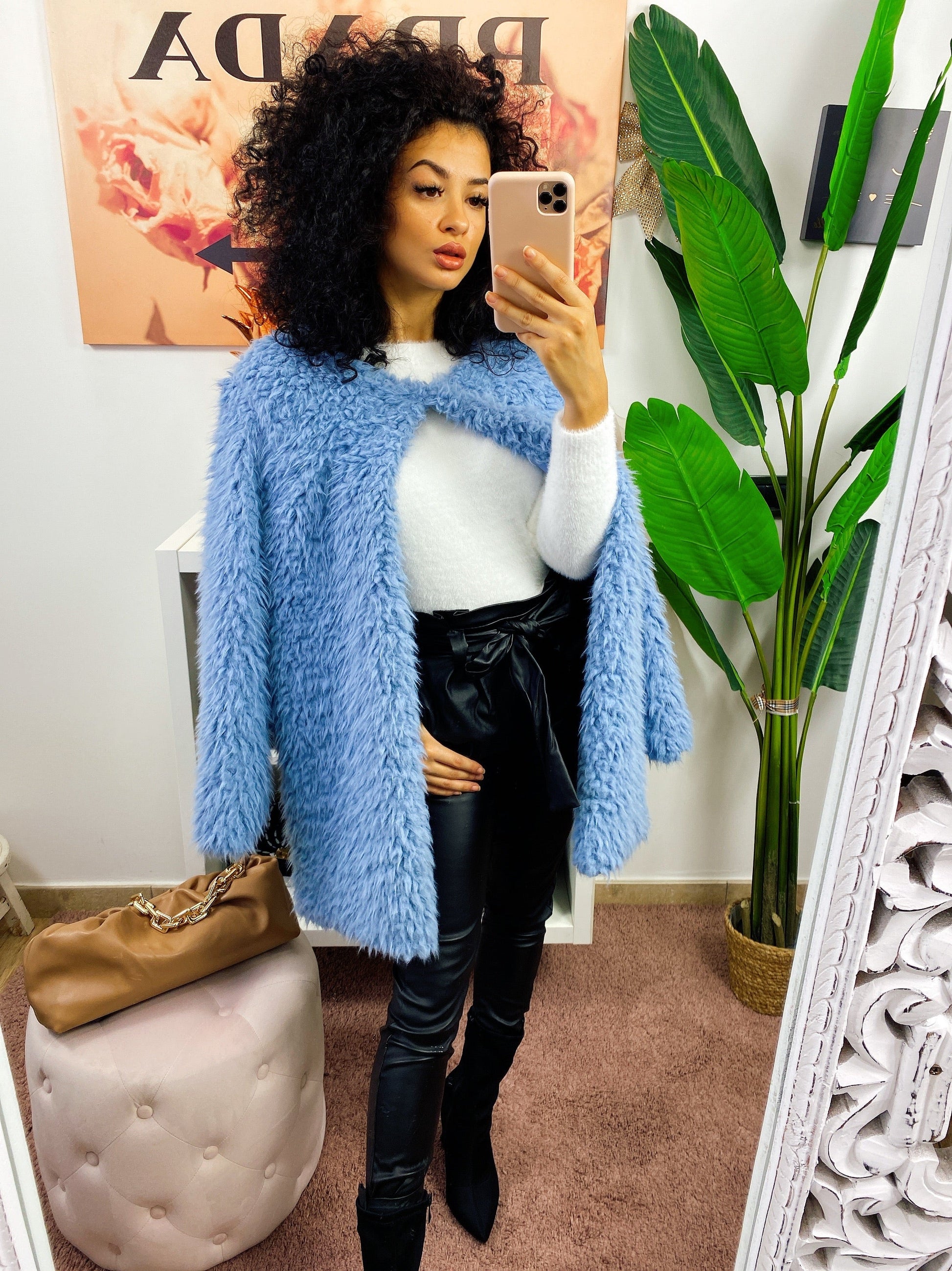 Cappotto con pelo