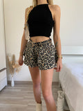 Short a farfalla animalier
