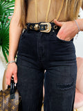 Jeans Boyfriend Zampa larga con strappi