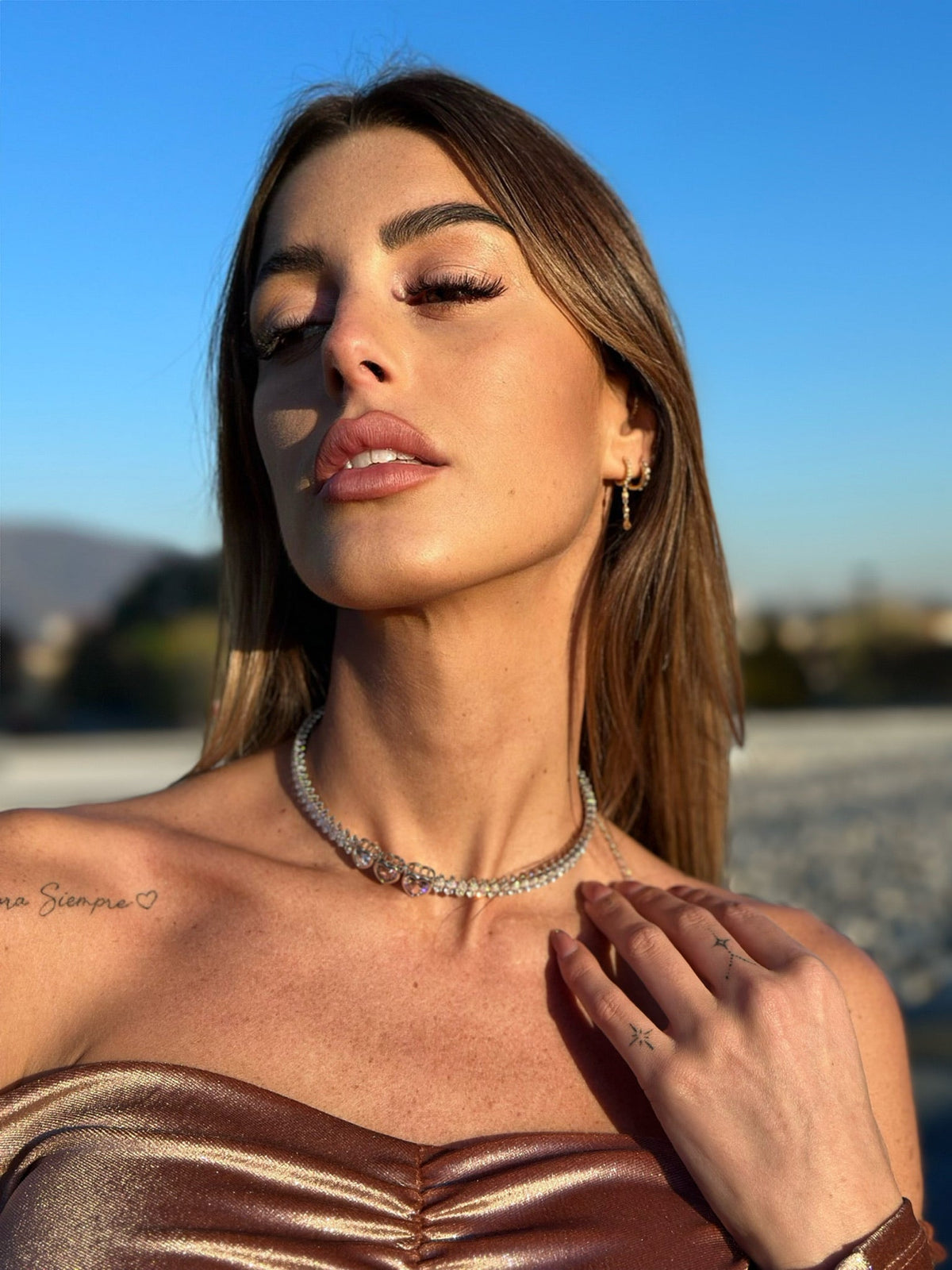 Collana con cuori