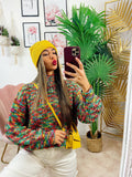 Maglione influencer dettaglio verde