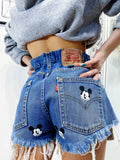 Short Levi’s Vintage con stampa topolino bagno medio