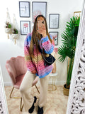 Giacca con bottoni Multicolor