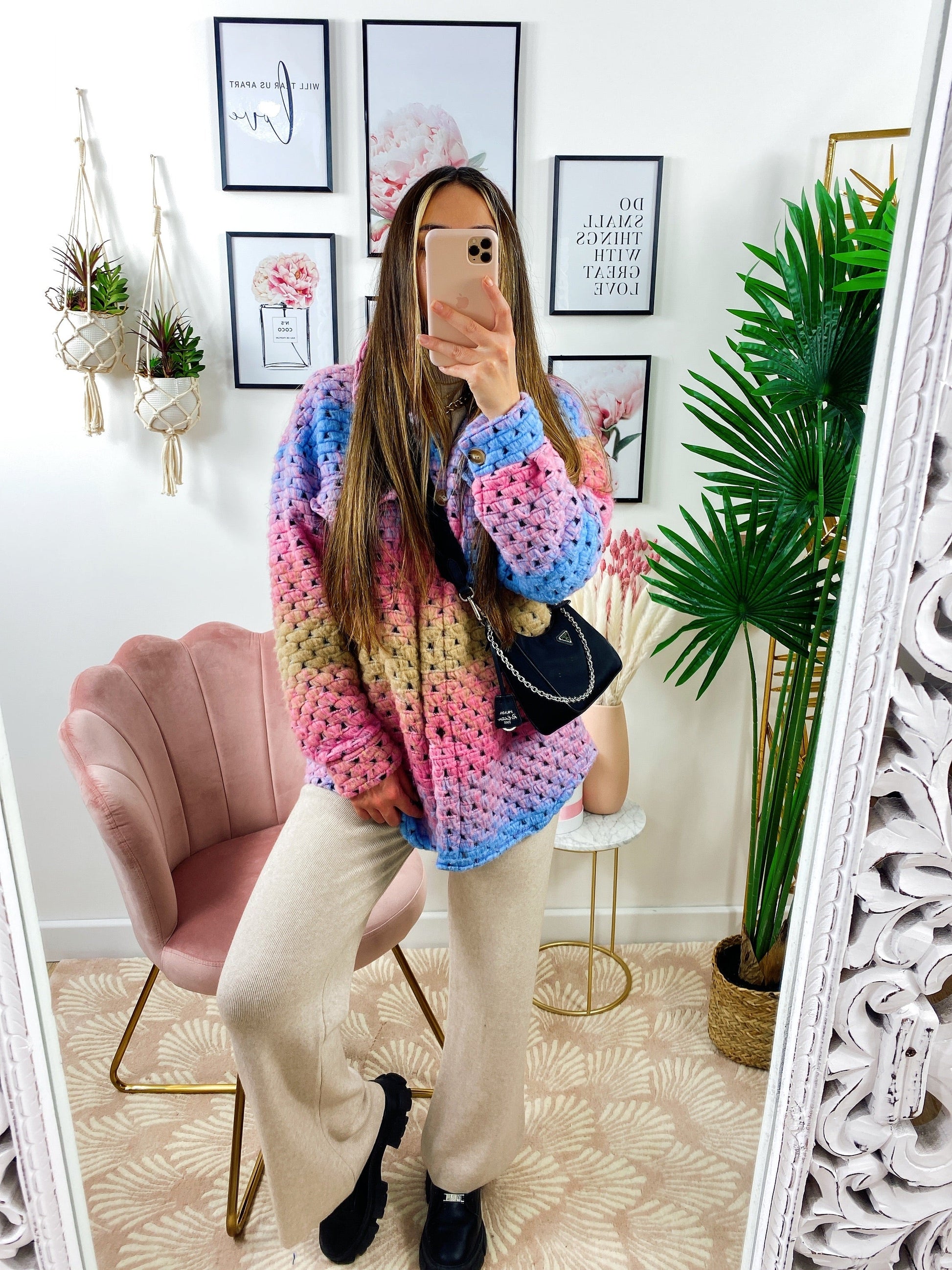 Giacca con bottoni Multicolor