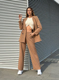 Completo giacca e pantalone Camel