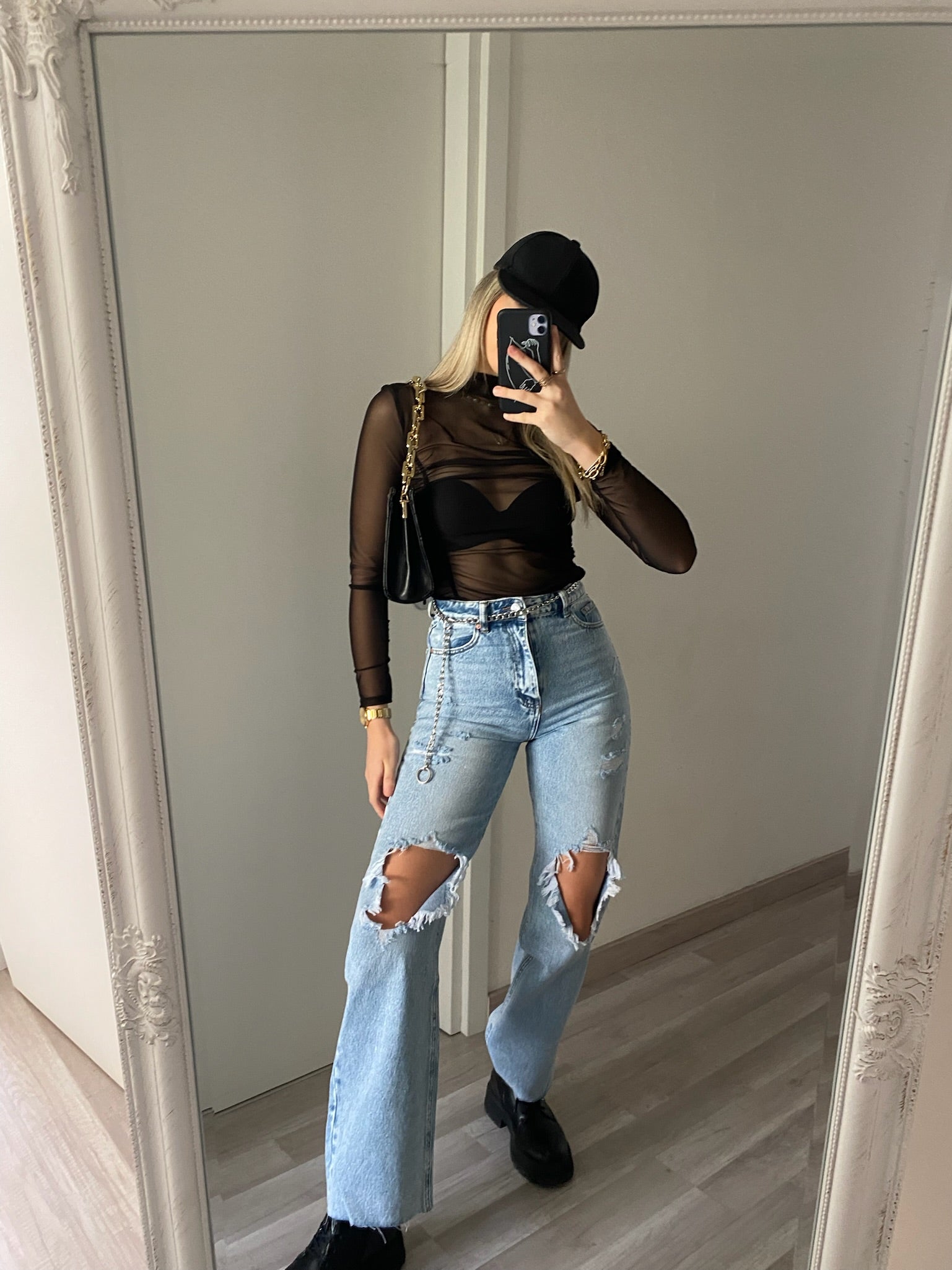 Body nero velato
