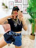 T-shirt Crop Tiger