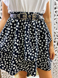 Gonna con balza e cuori