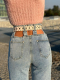 Jeans con spacchi superiori