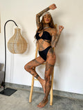 Bikini con incroci Nero