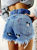 Short Levi’s Vintage con stampa topolino bagno medio