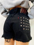 Short Levi’s Vintage con Borchie Nero