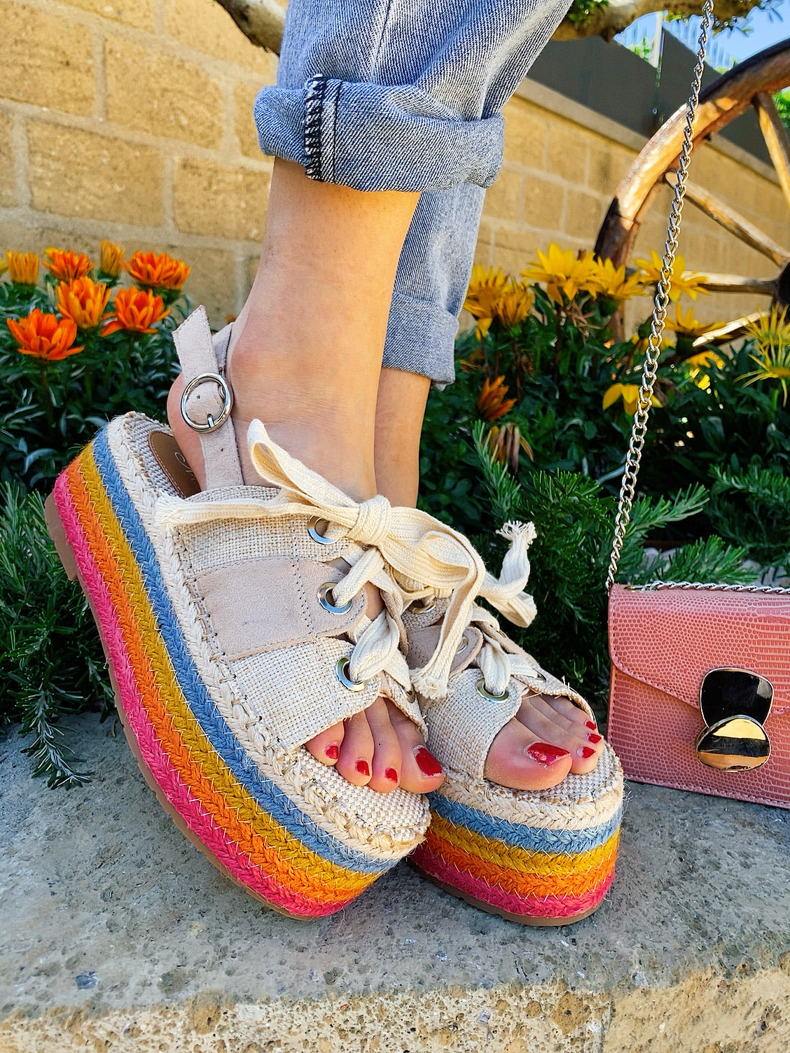 Sandalo multicolor