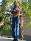 Camicia a quadri Camel black