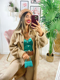 Cinturone elastico camel