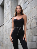 Tuta basic black a costine