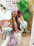 Maglione con maniche Rainbow