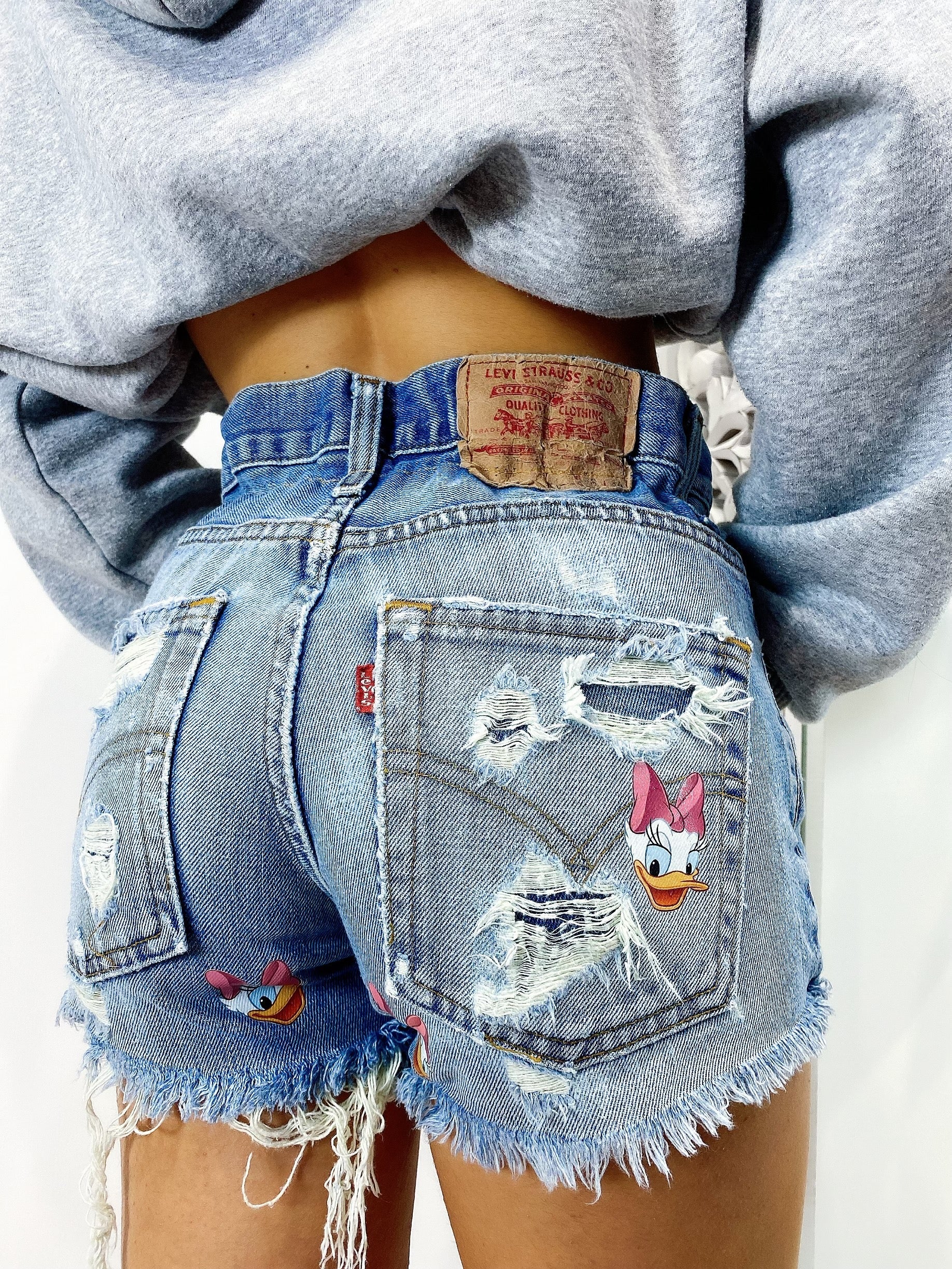 Short Levi’s Vintage con stampa Paperina bagno medio/chiaro