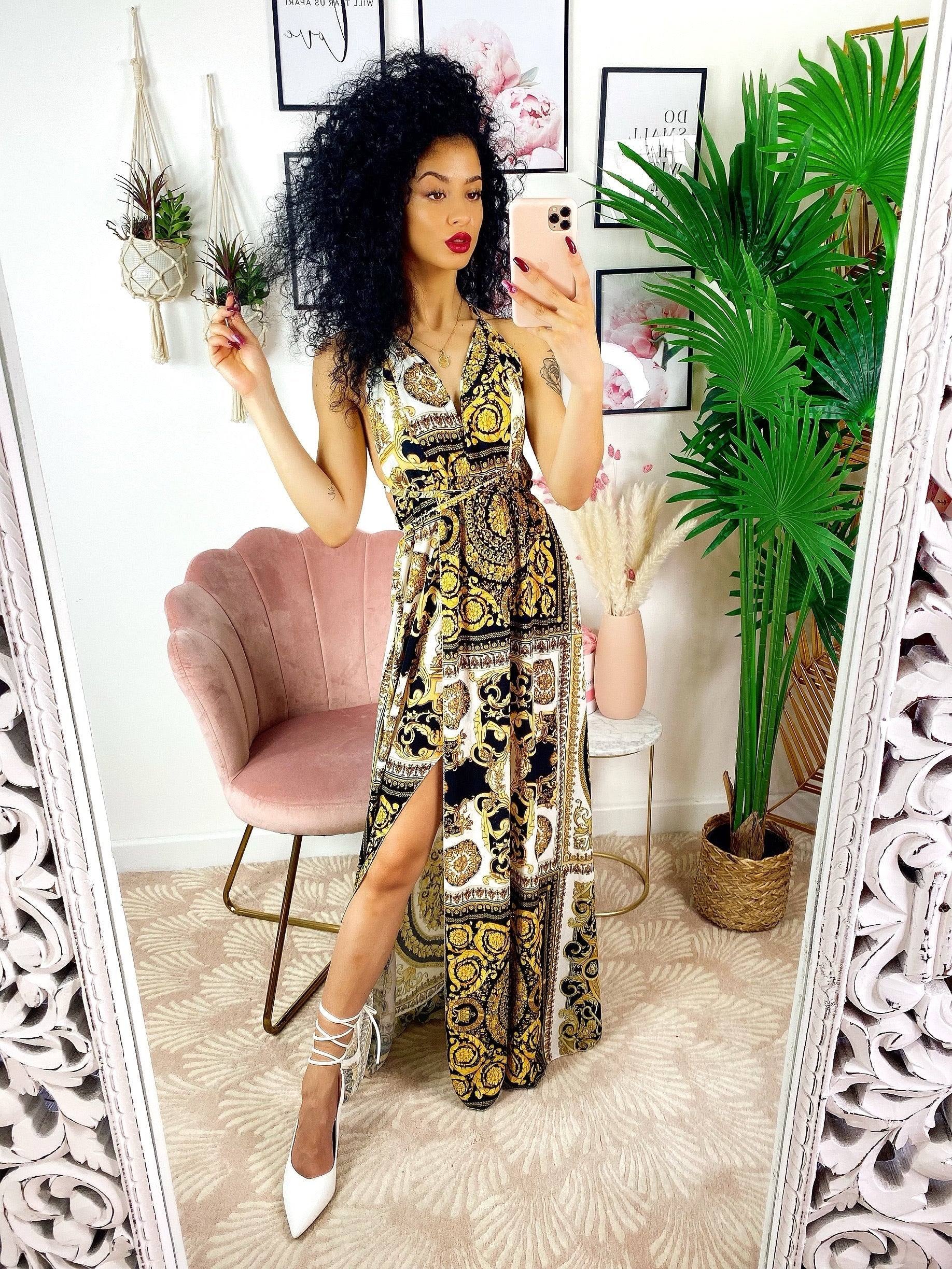 Dress Afrodite stampa etnica