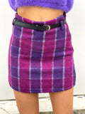 Gonna in tweed viola lilla