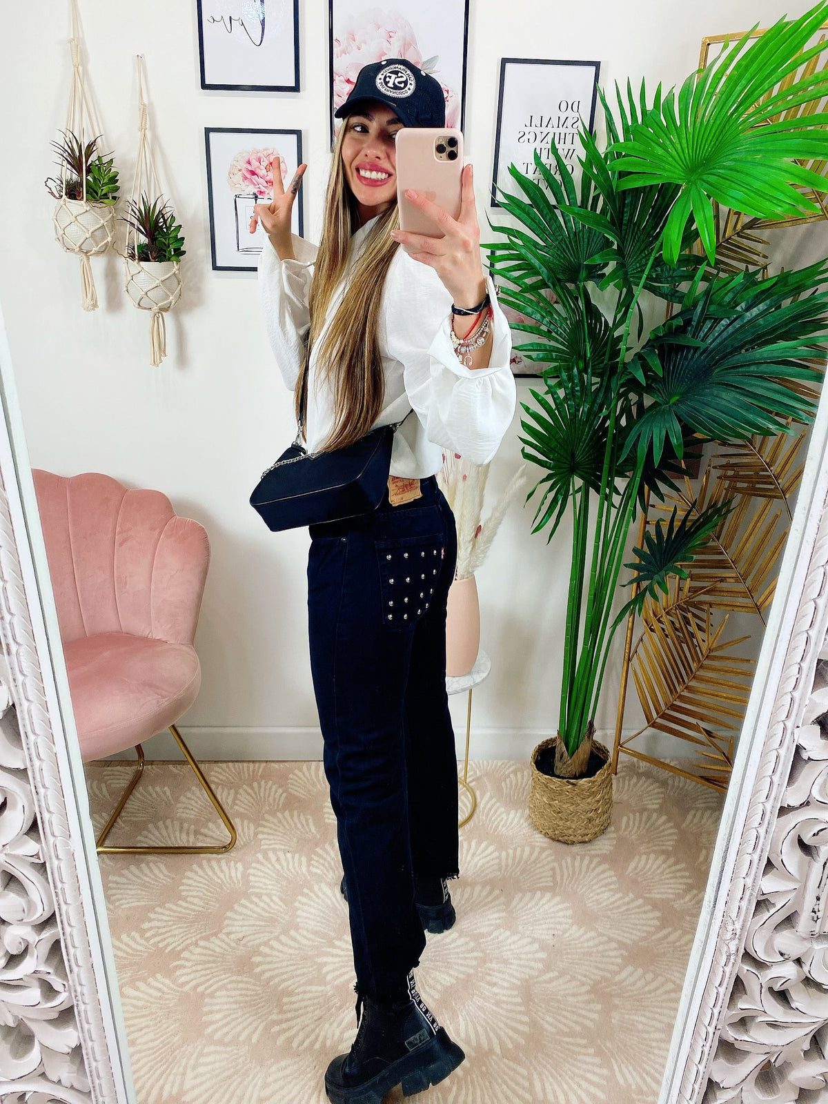 Levi’s Vintage a borchie a caramella nero
