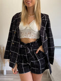 Completo Giacca e Short Nero