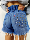 Short Levi’s Vintage con Borchie bagno medio