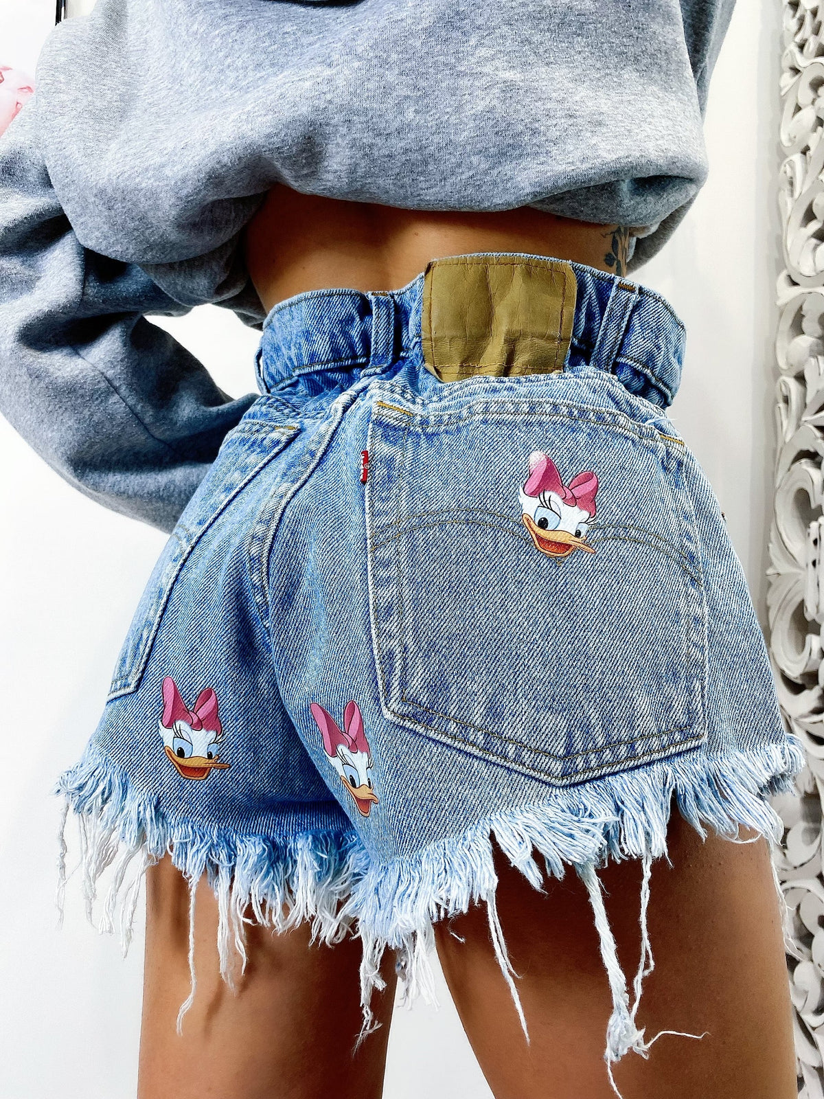 Short Levi’s Vintage con stampa Paperina bagno medio/chiaro