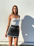 Top gioiello con perle