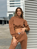 Tuta sportiva due pezzi choco