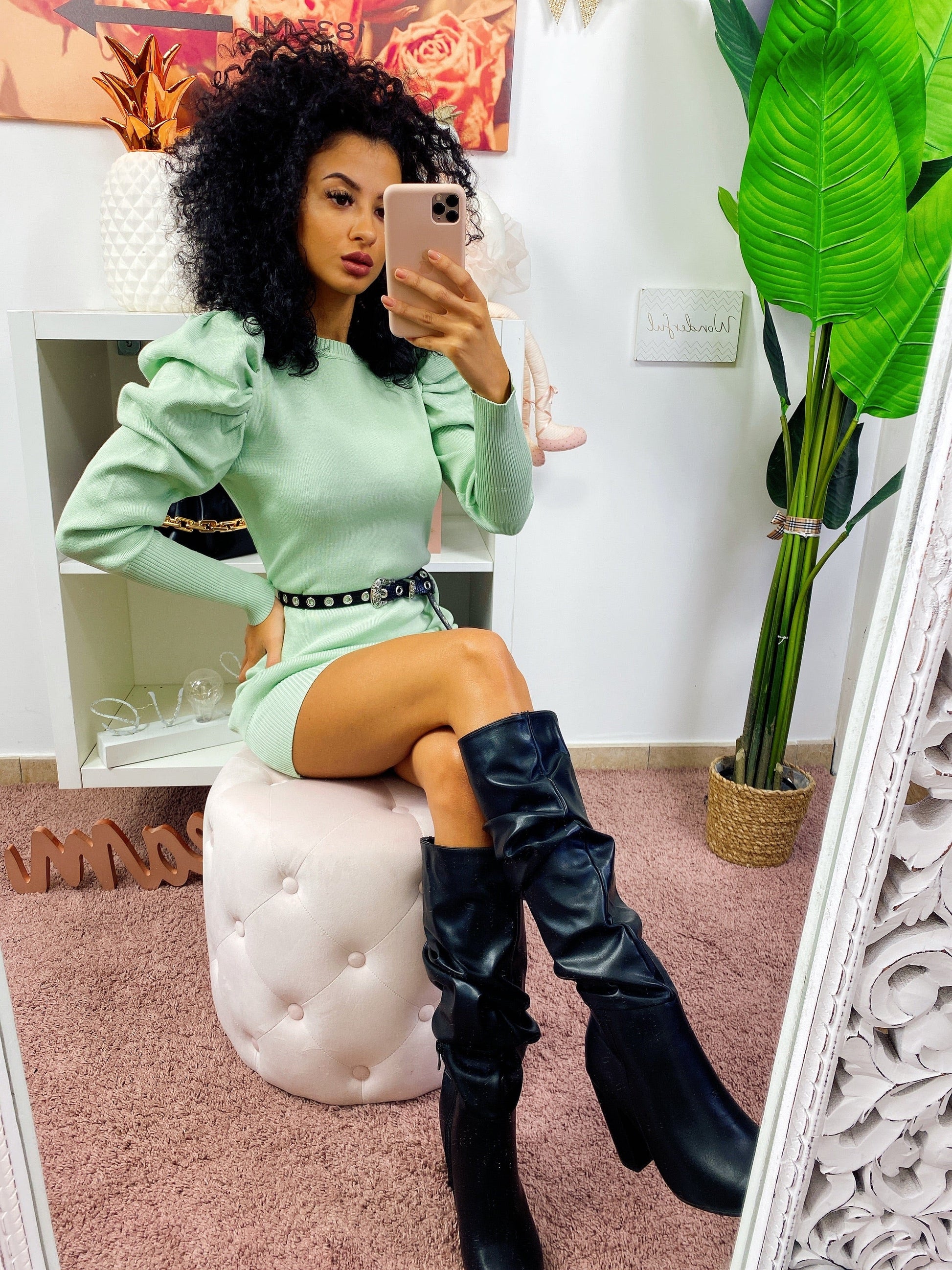 Abito in maglia Menta