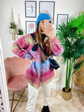 Giacca con bottoni Multicolor