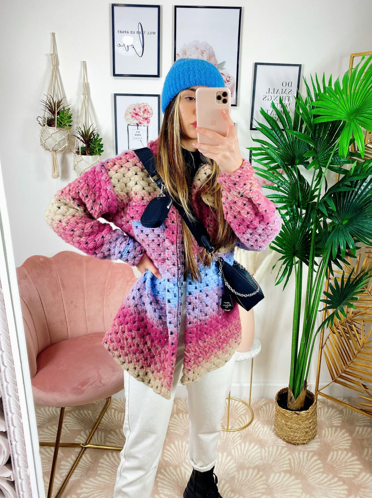 Giacca con bottoni Multicolor