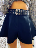 Short nero ampio