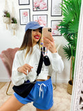 Short sportivo con righe