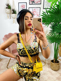 Completo Etnico Top e Short con catenina