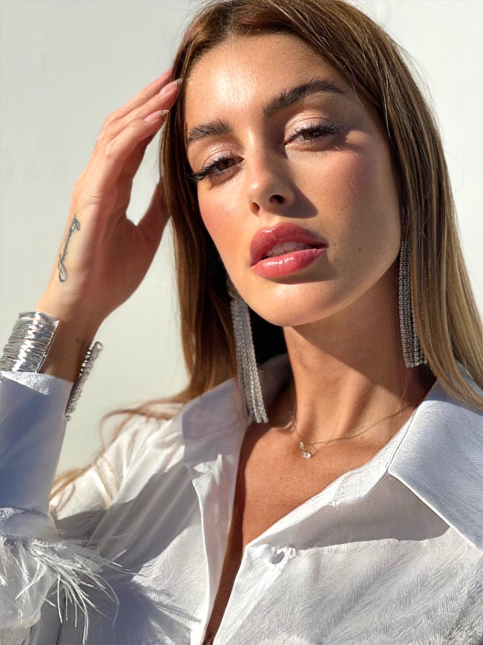 Orecchìni argento con strass