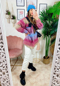 Giacca con bottoni Multicolor